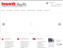 Tablet Screenshot of howardsrug.com